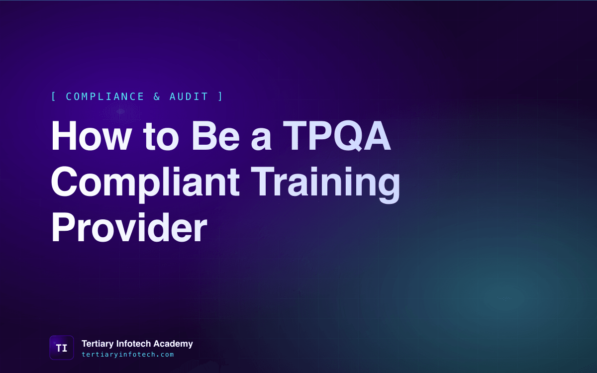 How to Be a TPQA Compliant Training Provider