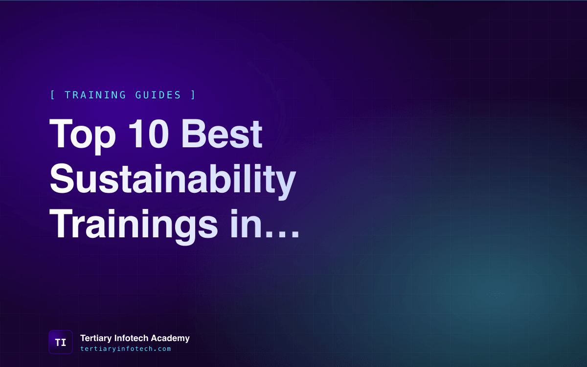 Top 10 Best Sustainability Trainings in Singapore