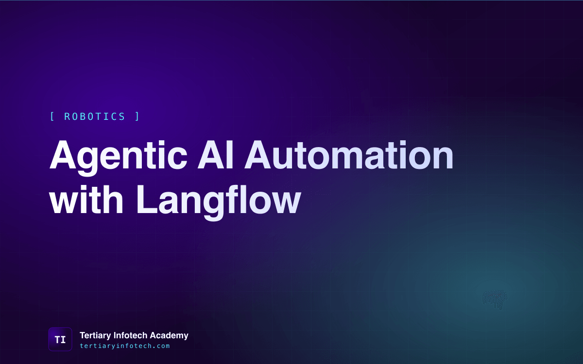 Agentic AI Automation with Langflow