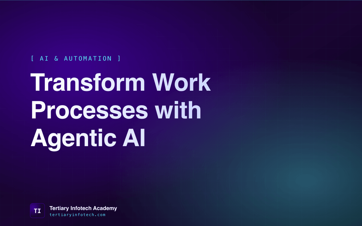 Transform Work Processes with Agentic AI