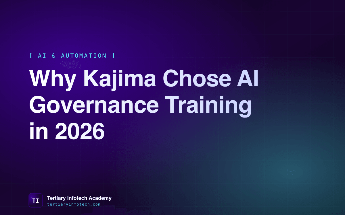 Why Kajima Chose AI Governance Training in 2026