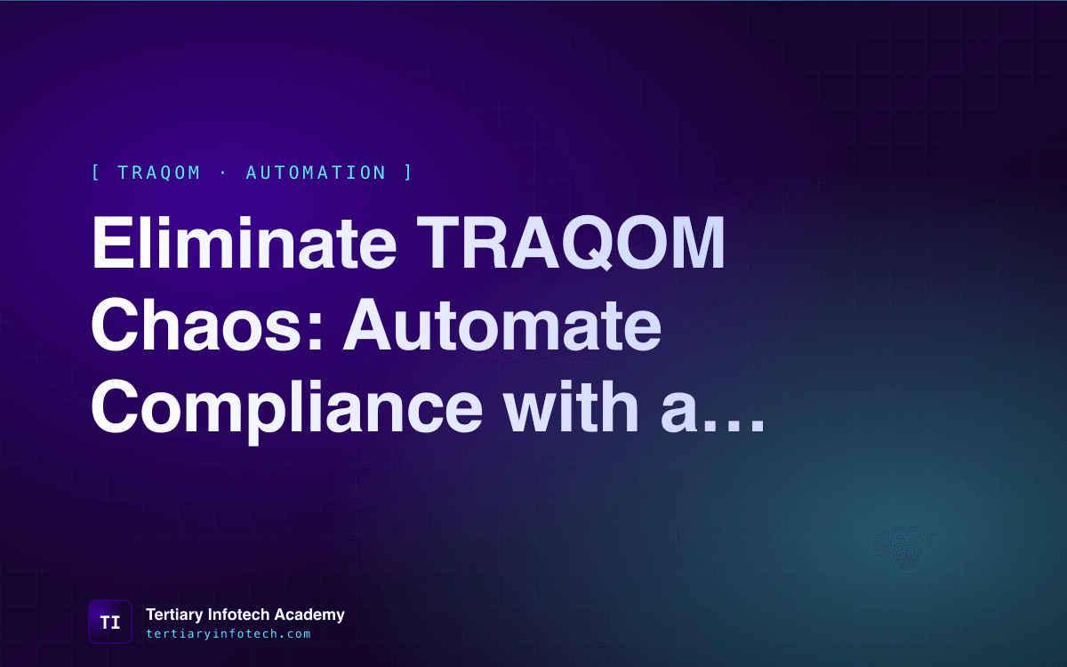 Eliminate TRAQOM Chaos: Automate Compliance with a Cloud Feedback Dashboard
