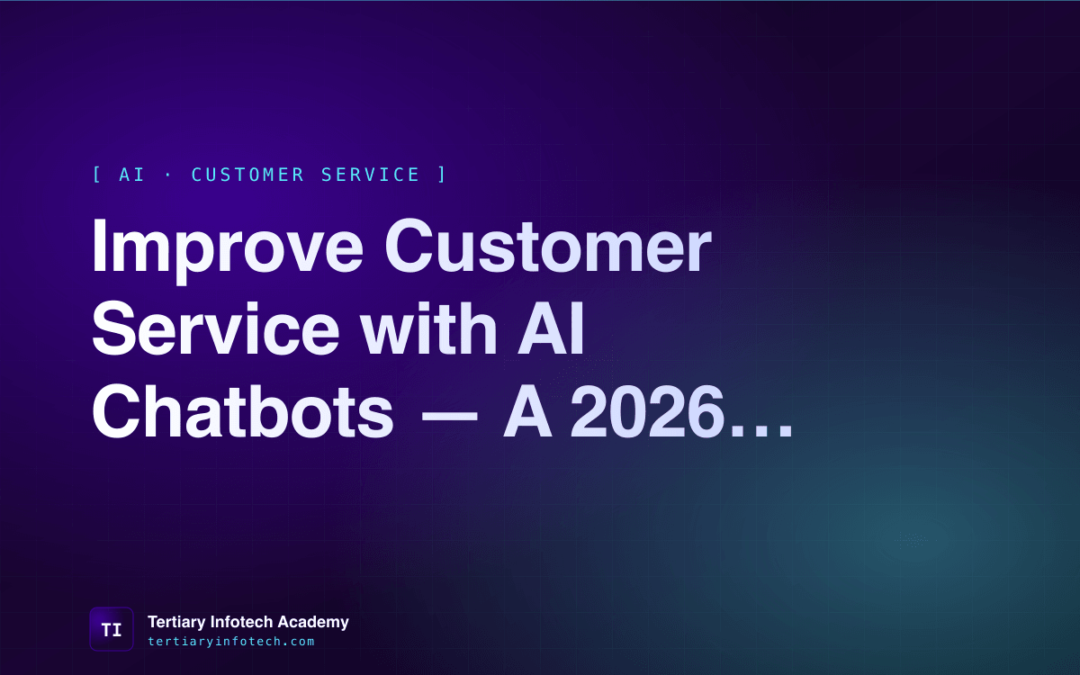 Improve Customer Service with AI Chatbots — A 2026 Singapore Playbook