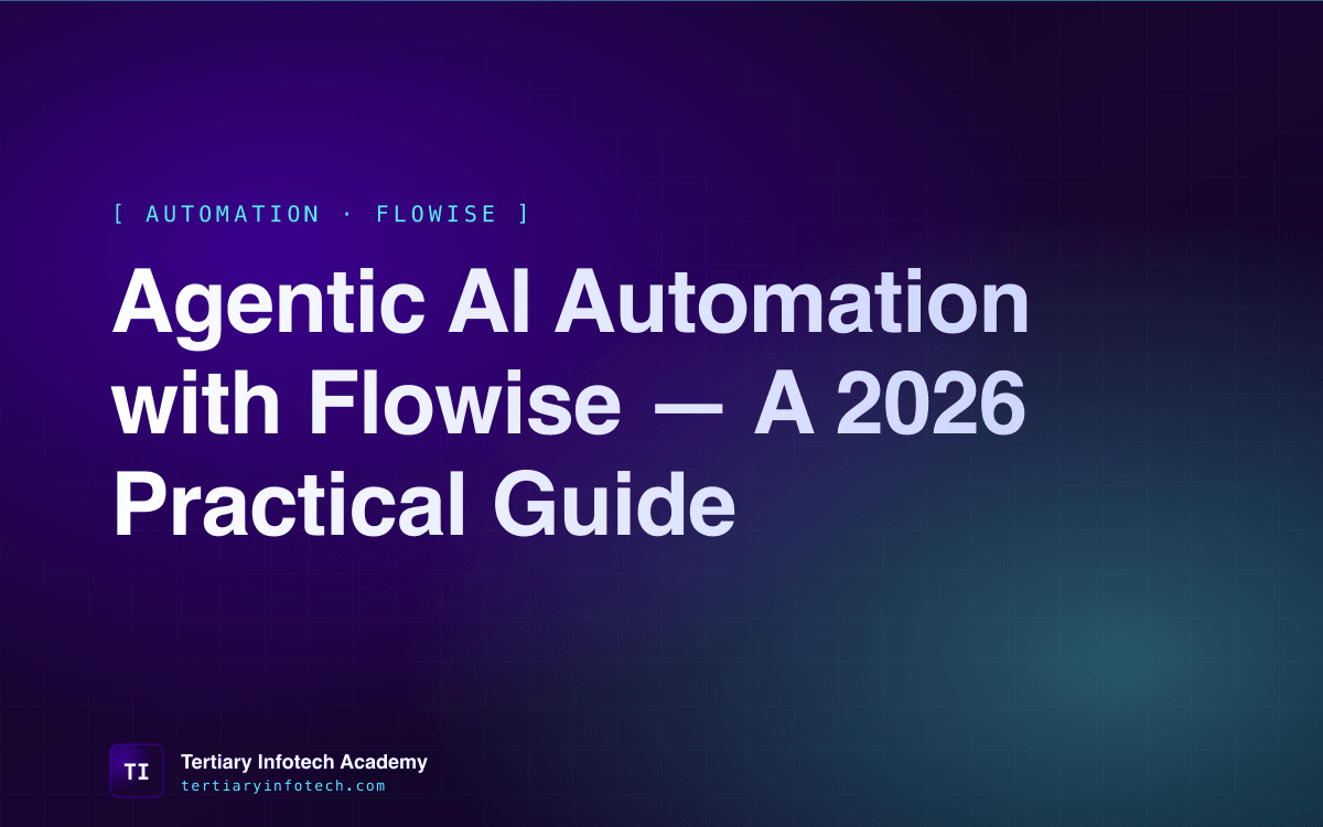 Agentic AI Automation with Flowise — A 2026 Practical Guide