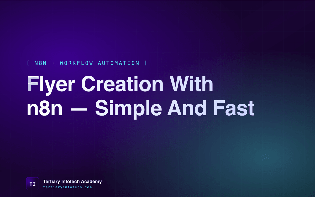 Flyer Creation with n8n — Simple and Fast