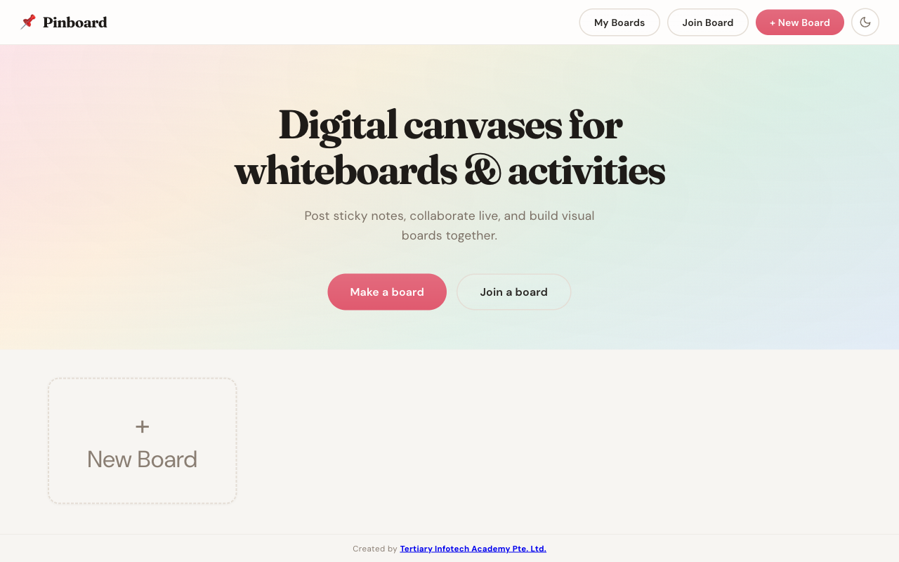 Pinboard screenshot