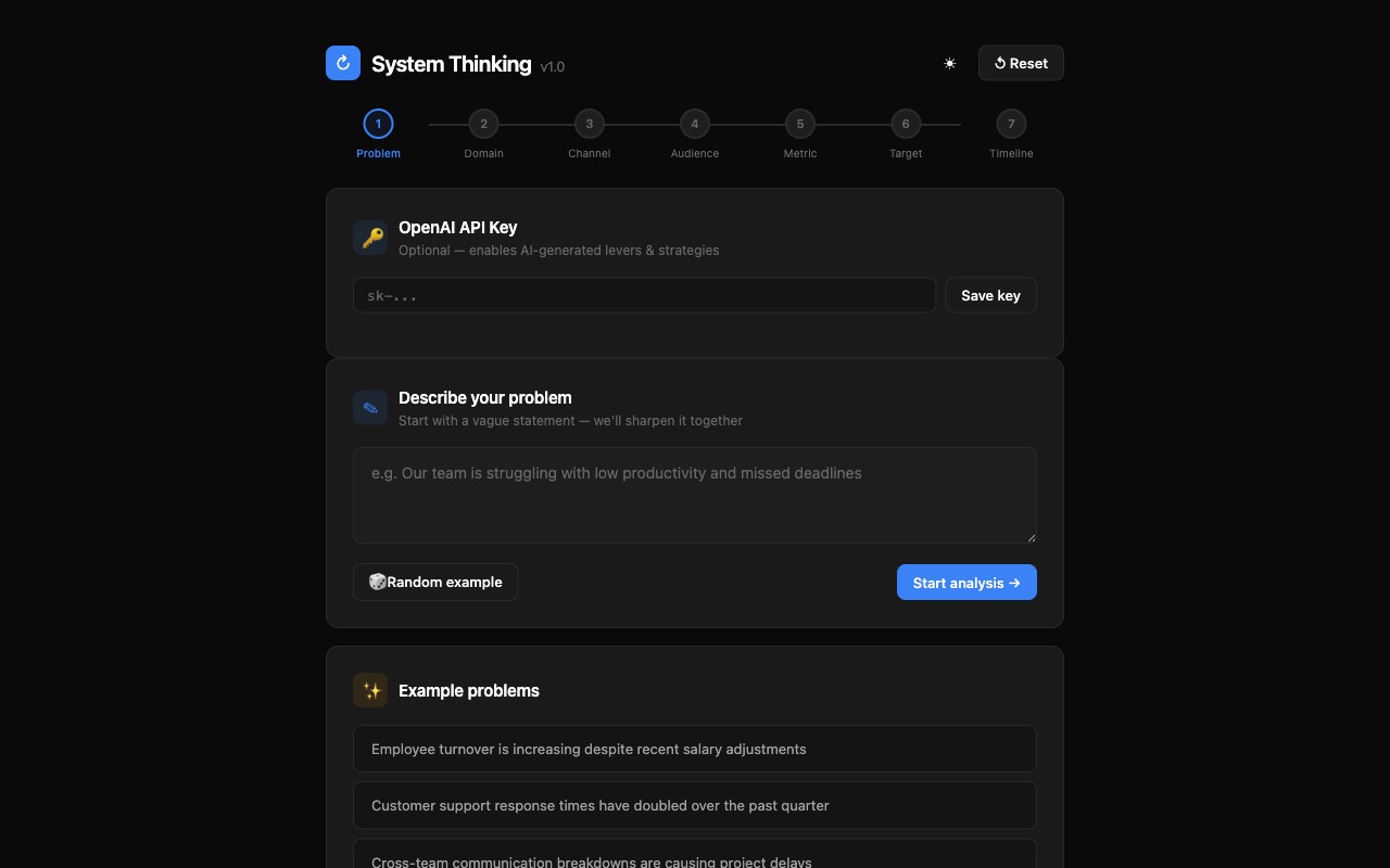 System Thinking screenshot
