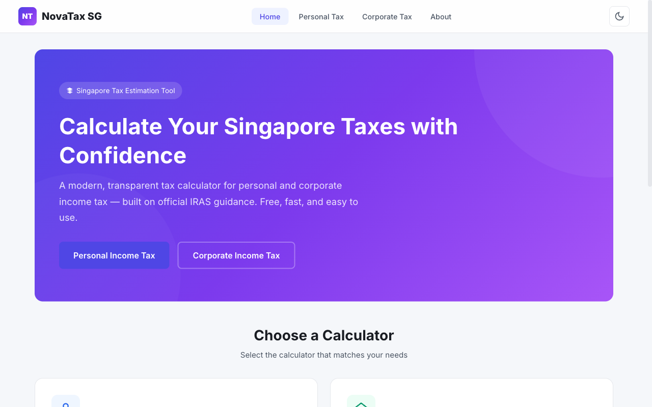 Tax Calculator screenshot